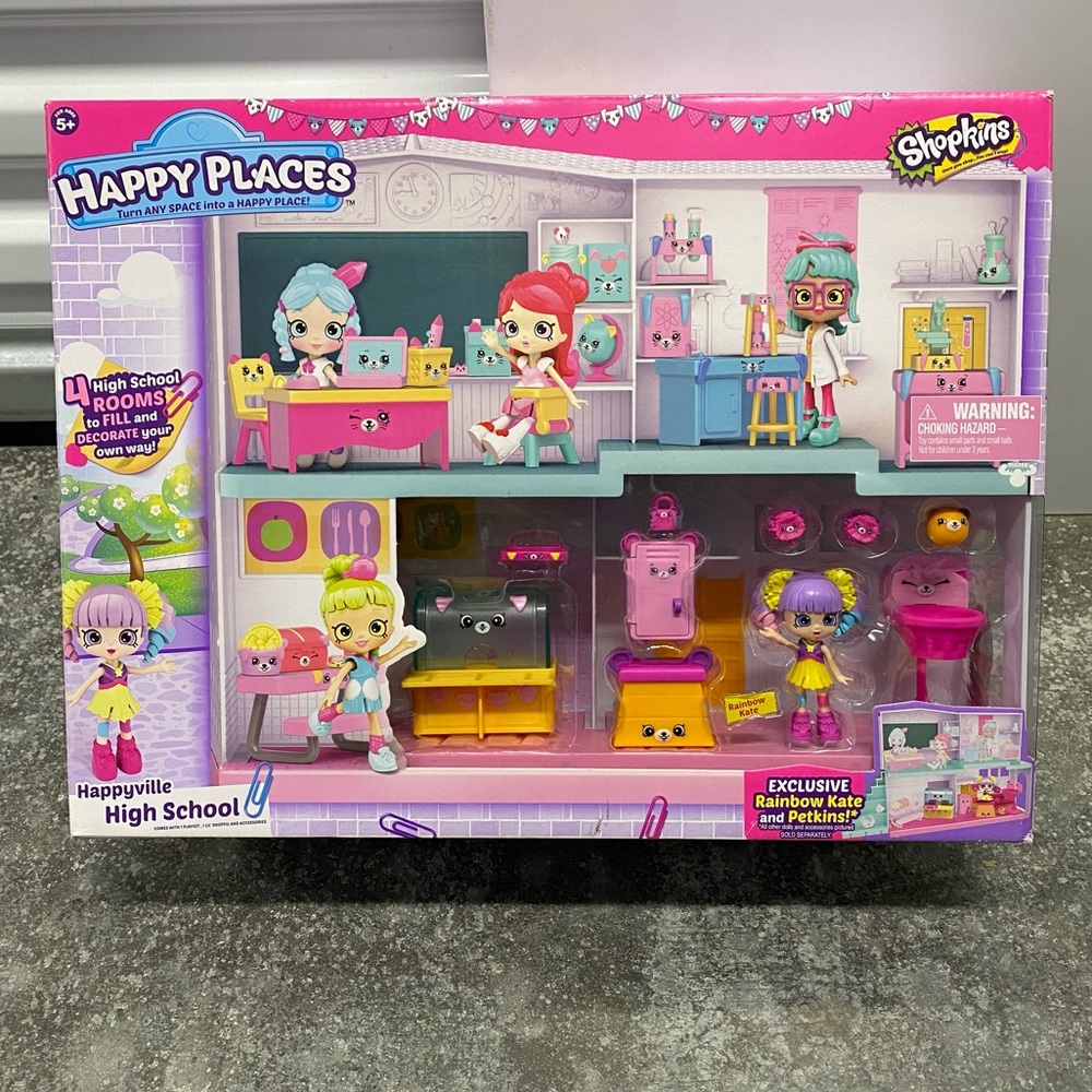 NEW Shopkins Happy Places High School NIB
